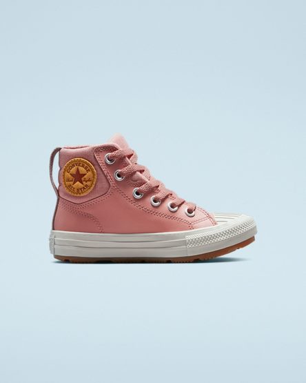 Tenis Converse Couro Chuck Taylor All Star Berkshire Boot Color Cano Alto Menino Rosa | PT T035970